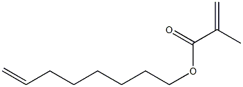 Methacrylic acid (7-octenyl) ester Struktur