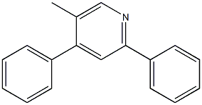 2,4-Diphenyl-5-methylpyridine Struktur