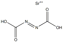 Azodiformic acid strontium salt Struktur