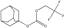 [(Adamantan-1-yl)oxy]formic acid 2,2,2-trifluoroethyl ester Struktur