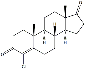 4-Chloroandrostenedione Struktur