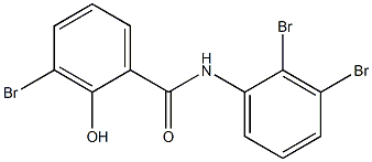 2',3,3'-Tribromo-2-hydroxybenzanilide Struktur