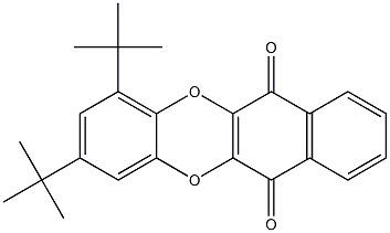 1,3-Di-tert-butylbenzo[b]naphtho[2,3-e][1,4]dioxin-6,11-dione Struktur