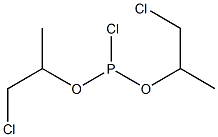 Chlorobis(2-chloro-1-methylethoxy)phosphine Struktur