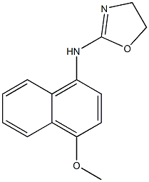 2-(4-Methoxy-1-naphtylamino)-2-oxazoline Struktur