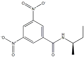 (-)-N-[(R)-sec-Butyl]-3,5-dinitrobenzamide Struktur