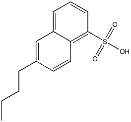 6-Butyl-1-naphthalenesulfonic acid Struktur