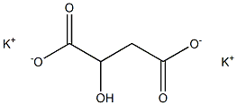 (+)-D-Malic acid dipotassium salt Struktur