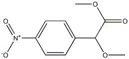 Methoxy(4-nitrophenyl)acetic acid methyl ester Struktur