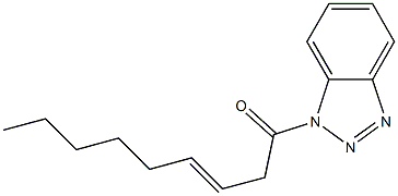 1-(3-Nonenoyl)-1H-benzotriazole Struktur