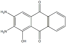 Diaminohydroxyanthraquinone Struktur