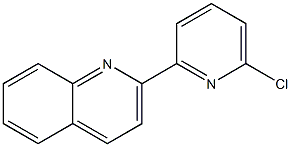 2-(6-Chloro-2-pyridinyl)quinoline Struktur