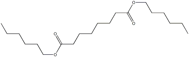 Octanedioic acid dihexyl ester Struktur