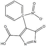 1-Nitrophenyl-3-carboxy-5-pyrazolone Struktur