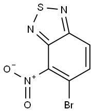 4-Nitro-5-bromo-2,1,3-benzothiadiazole Struktur