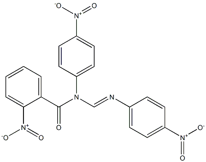 N1-(2-Nitrobenzoyl)-N1,N2-bis(4-nitrophenyl)formamidine Struktur