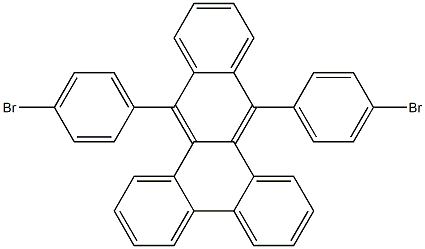 9,14-Bis[4-bromophenyl]benzo[b]triphenylene Struktur