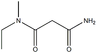 Ethylmethylmalonamide Struktur