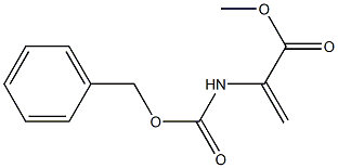 2-(Benzyloxycarbonylamino)propenoic acid methyl ester Struktur