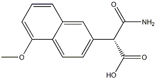 Naproxen amide Struktur