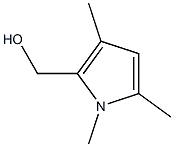 1,3,5-Trimethyl-1H-pyrrole-2-methanol Struktur