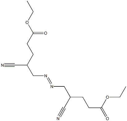 5,5'-Azobis(4-cyanovaleric acid)diethyl ester Struktur