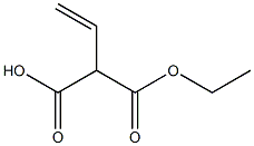 Vinylmalonic acid hydrogen 1-ethyl ester Struktur