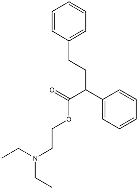 2,4-Diphenylbutyric acid 2-(diethylamino)ethyl ester Struktur