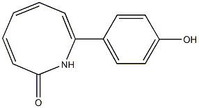 8-(4-Hydroxyphenyl)azocin-2(1H)-one Struktur