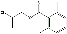 2,6-Dimethylbenzenecarboxylic acid 2-chloropropyl ester Struktur