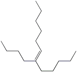 (6E)-6-Butyl-6-dodecene Struktur