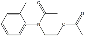 2-(N-Acetyl-2-acetoxyethylamino)toluene Struktur