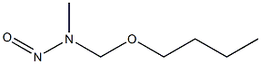 N-Butoxymethyl-N-nitrosomethylamine Struktur