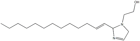 2-(1-Tridecenyl)-3-imidazoline-1-ethanol Struktur