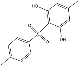 2,6-Dihydroxy-4,4'-dimethyl[sulfonylbisbenzene] Struktur