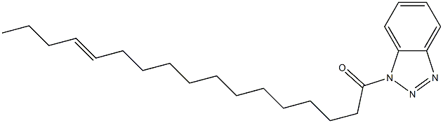 1-(13-Heptadecenoyl)-1H-benzotriazole Struktur