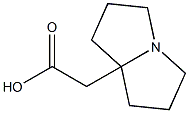 (1-Azabicyclo[3.3.0]octan-5-yl)acetic acid Struktur