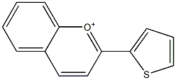 2-(2-Thienyl)chromenylium Struktur