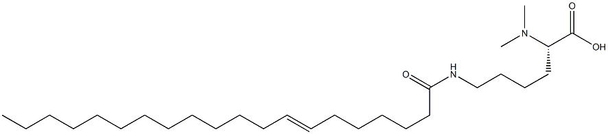 N6-(7-Icosenoyl)-N2,N2-dimethyllysine Struktur