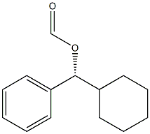 (+)-Formic acid (R)-phenylcyclohexylmethyl ester Struktur