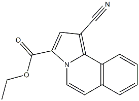 1-Cyanopyrrolo[2,1-a]isoquinoline-3-carboxylic acid ethyl ester Struktur