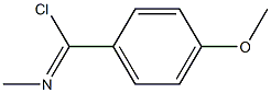 Chloro(4-methoxyphenyl)-N-methylmethanimine Struktur