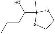 1-(2-Methyl-1,3-dithiolan-2-yl)-1-butanol Struktur