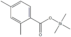 2,4-Dimethylbenzoic acid trimethylsilyl ester Struktur