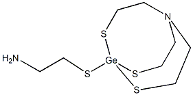 1-(2-Aminoethylthio)-2,8,9-trithia-5-aza-1-germabicyclo[3.3.3]undecane Struktur