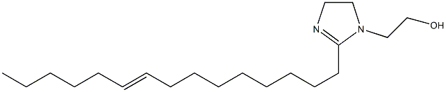 2-(9-Pentadecenyl)-2-imidazoline-1-ethanol Struktur