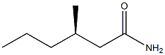 [R,(+)]-3-Methylhexanamide Struktur