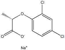 [S,(+)]-2-(2,4-Dichlorophenoxy)propionic acid sodium salt Struktur