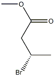 [S,(+)]-3-Bromobutyric acid methyl ester Struktur