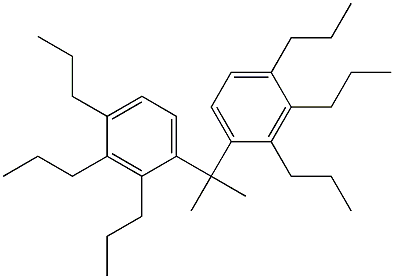 4,4'-Isopropylidenebis(1,2,3-tripropylbenzene) Struktur